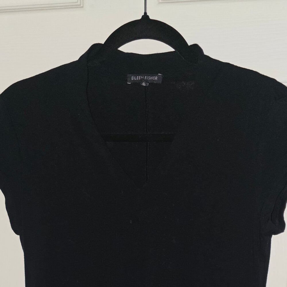 Eileen Fisher Designer Little Black Dress Size Small
